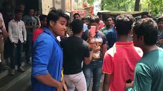 Salman Khan fans outside Navina Cinema Hall for Race 3 [upl. by Akenom]