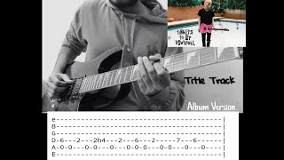 Title Track  Machine Gun Kelly  Guitar Cover  Screen Tabs  Album Version  Guitar Lesson [upl. by Oderfigis967]