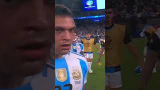 Argentina vs chili match Argentina win celebration 🎊🎉 moment [upl. by Ytirev]