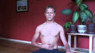 Yoga Breathing The Abdominal Breath Adham Pranayama [upl. by Onailerua]