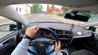 2020 Volkswagen Golf Mk7 POV Test Drive Vilnius Lithuania [upl. by Besnard]