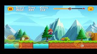 Super Mario Game  Bino Go Game Android Mobile Game viralvideo [upl. by Zarihs372]