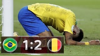 Full Highlight amp Goal Brazil vs Belgia  12  World Cup 2018 [upl. by Hi]