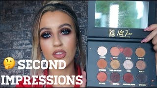 SoSu HOT FIRE Palette  Second Impressions  KeilidhMua [upl. by Mott]