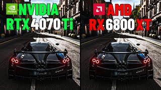 RTX 4070 Ti vs RX 6800 XT  TEST IN 20 GAMES AT 1080P  2K  4K [upl. by Yevol]