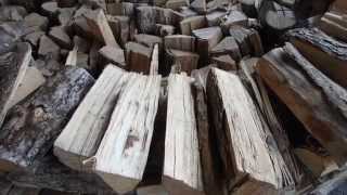 Stacking Firewood  4 ways of building a woodpile [upl. by Akkeber]