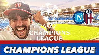 Napoli Bologna 02 Stadio Live Reaction ❤️💙 LA CHAMPIONS È ROSSOBLU ❤️💙 [upl. by Acinomaj]