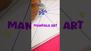 mandala Art shorts mandalaart PritiArtwork [upl. by Enyal]