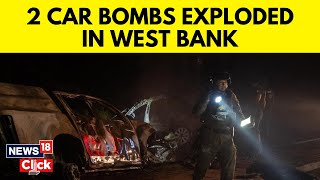 2 Car Bombs Detonate in Coordinated West Bank Attacks Terrorists Killed by Troops  News18  N18G [upl. by Aisiat619]