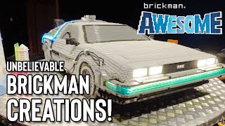 Brickman Awesome Epic LEGO Creations Exhibit at the Auckland Museum [upl. by Bevan]