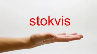 How to Pronounce stokvis  American English [upl. by Ayouqes430]