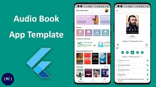 Audiobook App UI in Flutter [upl. by Aderb]