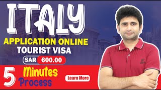 How to Fill Italy Visa Application Form Online  Schengen Visa [upl. by Anivlek]