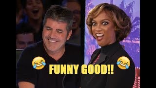 VERY GOOD Impressionist Of Simon MADE Everybody Laugh  AGT Audition S12 [upl. by Poock736]