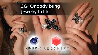 Bringing Digital Designs to Life Onbody Presentations of Jewelry  Cinema 4D  Redshift [upl. by Bridgid]