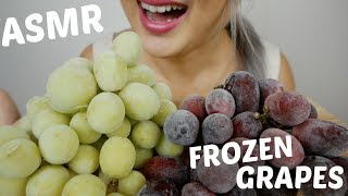 FROZEN GRAPES  ASMR Crunchy Slushy Eating Sounds  NE Lets Eat [upl. by Lorena]