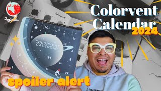 Colorvent Calendar 2024  Inkvent Calendar Colorverse Edition  Spoiler Video Swatching all 24 inks [upl. by Yelyab]