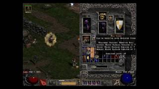 Crafting Eth Fortitude Archon Plate amp Grief PB  Diablo 2 [upl. by Winnah]