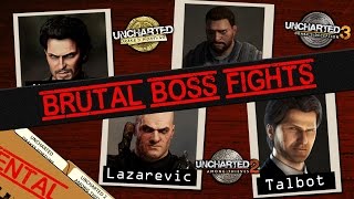 Uncharted Brutal Mode Boss Fight Guide How to beat Navarro Draza Lazarevic and Talbot [upl. by Accem441]