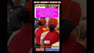 LOLA PINASAYA NG JOLLIBEE STAFF ON HER BIRTHDAY INITIATIVE BY SIR DARYLL viralvideo [upl. by Yacano]