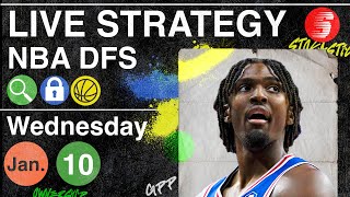 NBA DFS Strategy Wednesday 11024  DraftKings amp FanDuel NBA Lineup Picks [upl. by Cates]