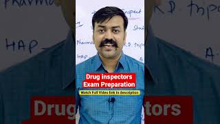 Drug inspectors exam preparation  drug inspectors exam for pharmacy students druginspector [upl. by Gunning131]