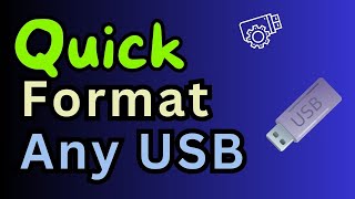 Format USB Drive Using Command Prompt Quick Windows Tutorial [upl. by Haimarej]