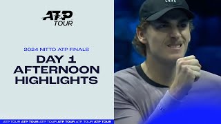 2024 Nitto ATP Finals Day 1 Afternoon Session [upl. by Sirenay592]