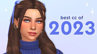 BEST CUSTOM CONTENT OF 2023  Sims 4 CC Showcase Maxis Match [upl. by Arianie597]