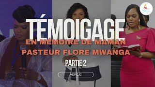 TÉMOIGNAGE EN MÉMOIRE DE MAMAN PASTEUR FLORE MWANGA  Partie 2  ÉVÊQUE JULES RABBY [upl. by Allebram]