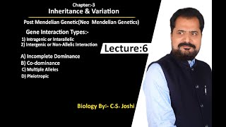 POST MENDELIAN GENETICS NEO MENDELIAN GENETICS  Intragenic CodominanceMultiple Alleles [upl. by Nadeau]