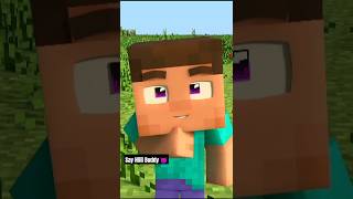 Say Hiiii Buddy 😈 Again  Hindi  shorts minecraft ytshort [upl. by Aisha158]