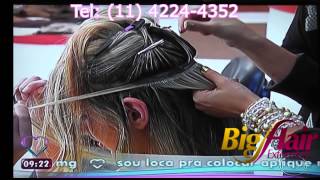 Big Hair Extension Luciana Oliveira na Ana Maria Braga [upl. by Rosati]