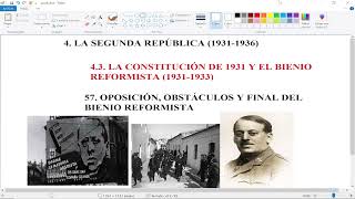 HISTORIA DE ESPAÑA PARA BACHILLERATO 057  OPOSICIÓN OBSTÁCULOS Y FINAL DEL BIENIO REFORMISTA [upl. by Kcirdef420]