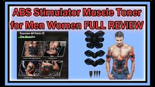 Abs Stimulator Muscle Toner By Fediman for Men Women Abdominal Portable Muscle Trainer FULL REVIEW [upl. by Vidal]