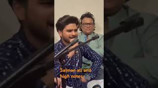 Salman ali  ye jo halka halka suroor hai  Live singing salimmerchant salmanali [upl. by Legra]