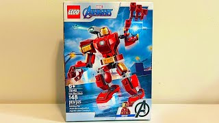 LEGO Iron Man Mech Unboxing Courtesy of Brick Tech w Nate [upl. by Anatak648]