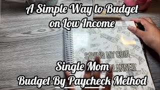 budget my paycheckbudget for beginnersBudget Tipssingle mom budget [upl. by Yeorgi]