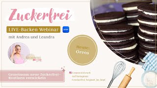 Zuckerfreie Oreo Kekse selbstgemacht  Gesunder Genuss ohne Zucker [upl. by Ehsom]