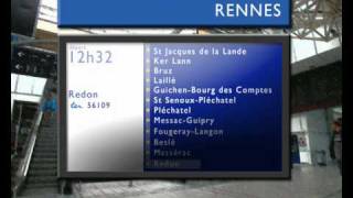 Annonce SNCF en gare de Rennes [upl. by Nivalc]