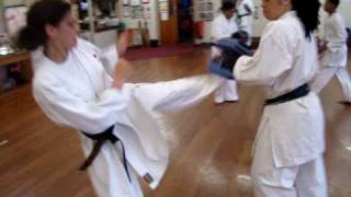 ZenShin Academy Karate Focus Pads Drills [upl. by Grider]