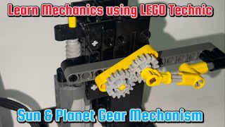 Sun amp Planet Gear Mechanism Learn Mechanics using LEGO Technic [upl. by Ginsburg]