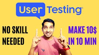 How I made 260 with this website without any skills  User Testing  Hindi [upl. by Mazurek]