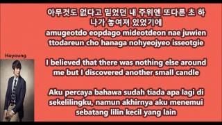 GOD  One Candle with Malay  Eng  Han  Rom lyrics [upl. by Ahsila]