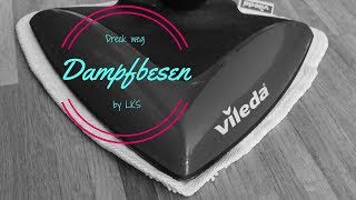 Vileda Steam  Dampfbesen  Test Boden reinigen Parkett Fliesen wischen [upl. by Sanalda398]