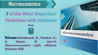 Macroeconomics Part I Book Dornbusch Fischer amp Startz 3 Problems with Solutions for 2023Beyond [upl. by Rooker]