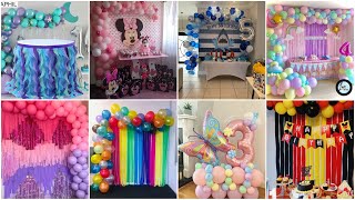 Kids birthday decorations ideas at home Birthday decorations ideas [upl. by Biddle]