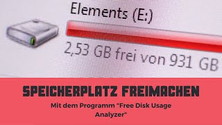 Mehr Speicherplatz auf der Festplatte  So werdet ihr unnütze Dateien los Free Software  Download [upl. by Annoyk12]