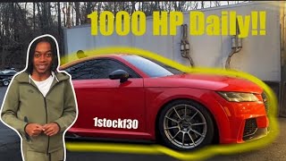 MY BROTHERS 1000HP AUDI TTRS quotTHE ULTIMATE DAILY DRIVER STREET CARquot  UPDATE ON MY 1300HP TTRS [upl. by Yaja]