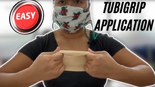 How To Apply A Tubigrip Compression Bandage EASILY  Quick Guide for Occupational Therapists [upl. by Ylek]